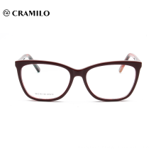 Cadres de lunettes de lecture optiques en acétate adaptés aux besoins du client de mode